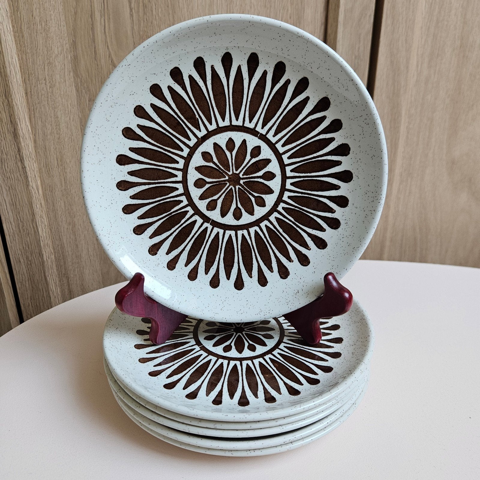 Set van 6 vintage Biltons Staffordshire borden, Antiek en Kunst, Ophalen of Verzenden