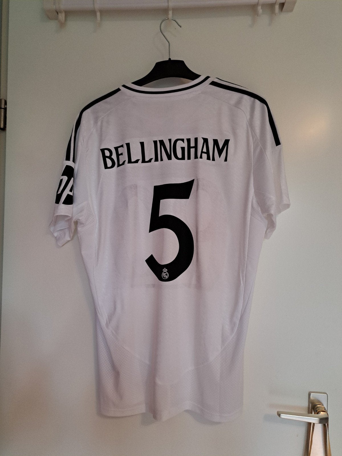 orgineel Real madrid thuisshirt 5 bellingham Maat L, Ophalen of Verzenden, Nieuw, Buitenlandse clubs, Shirt
