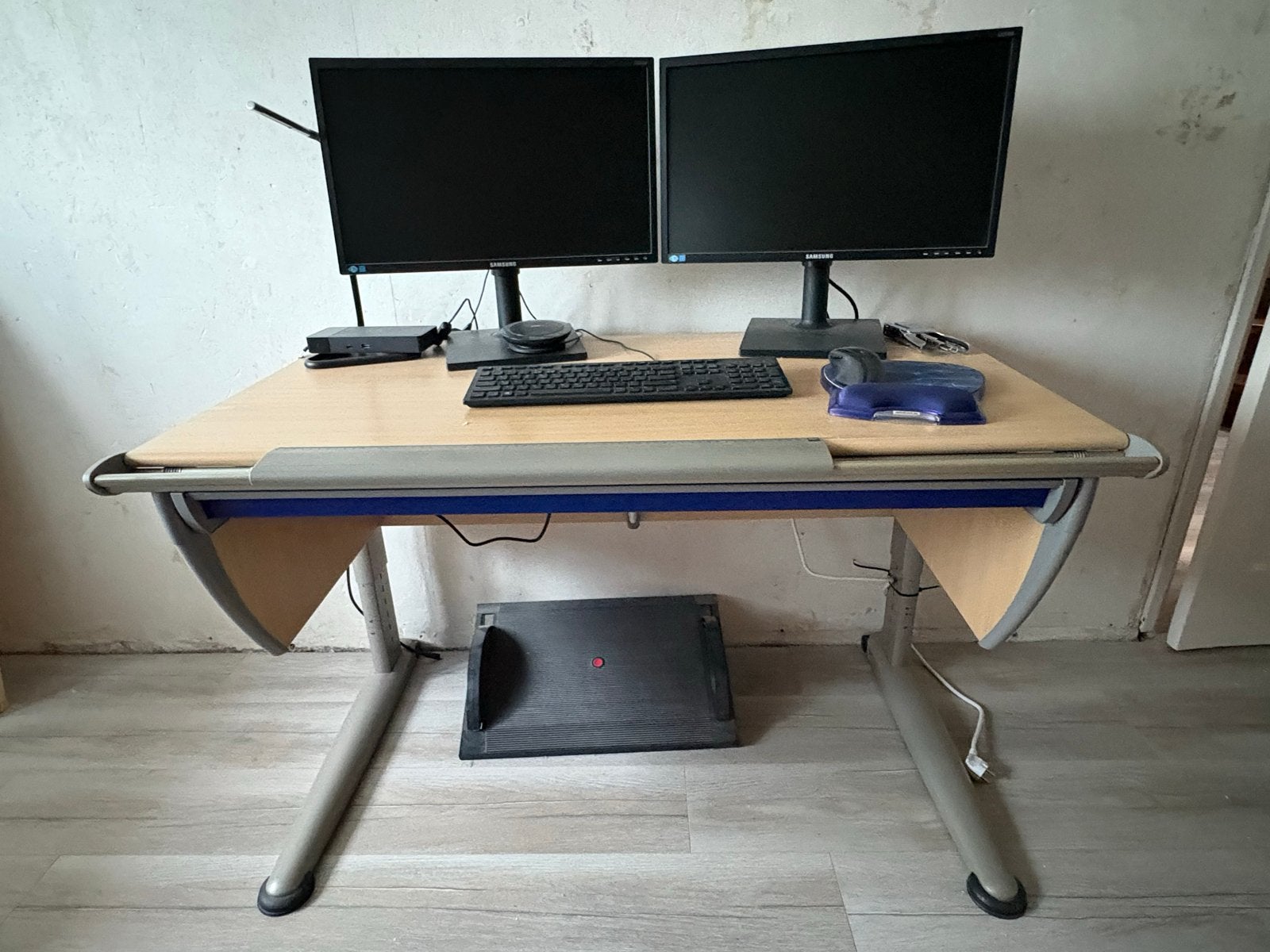 Moll Runner meegroeibureau 115x65 cm met ladenblok, Ophalen, Gebruikt, Hout, Kinderbureau