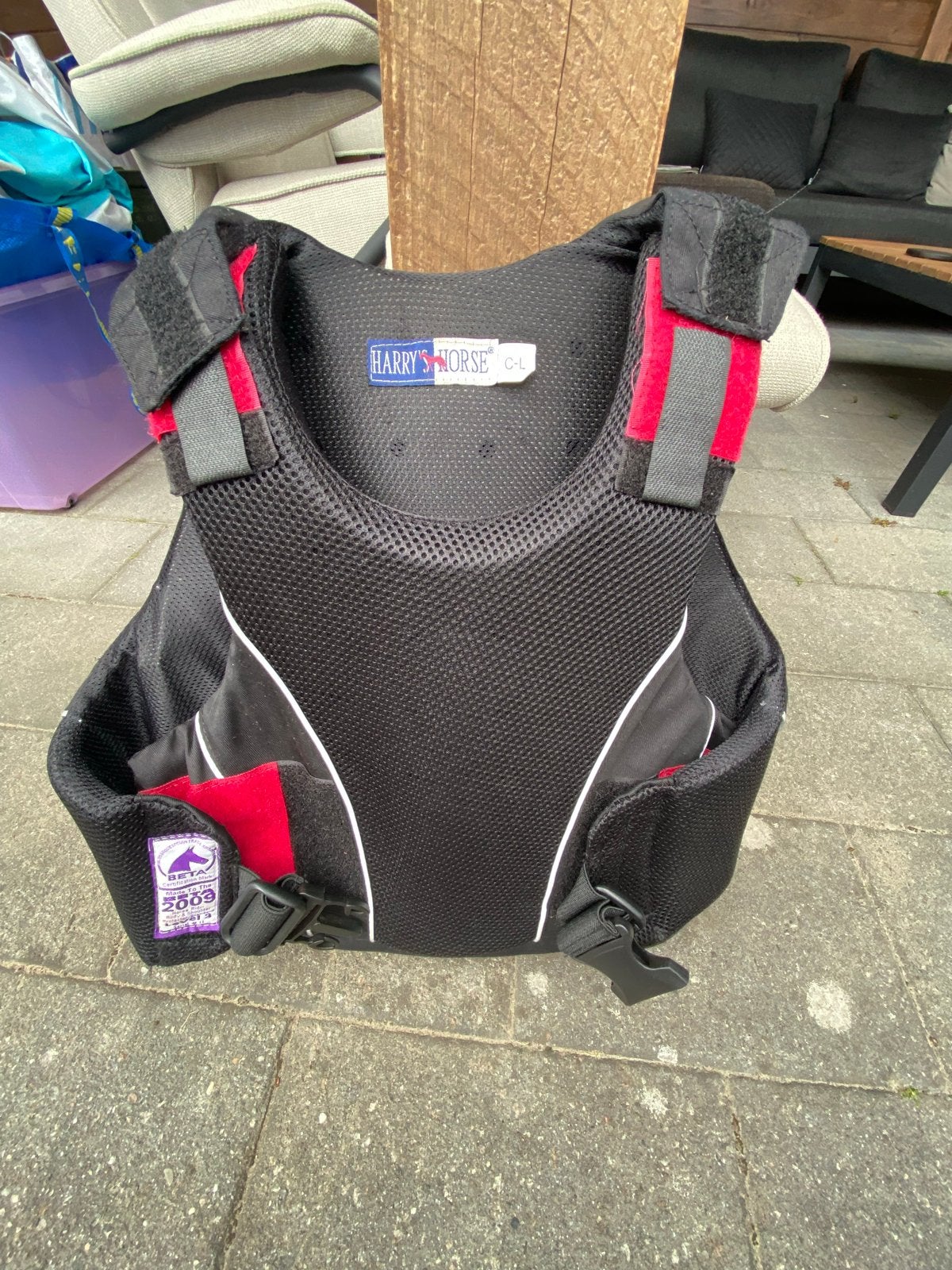 Rug en bodyprotector paardrijden, Dieren en Toebehoren, Ophalen