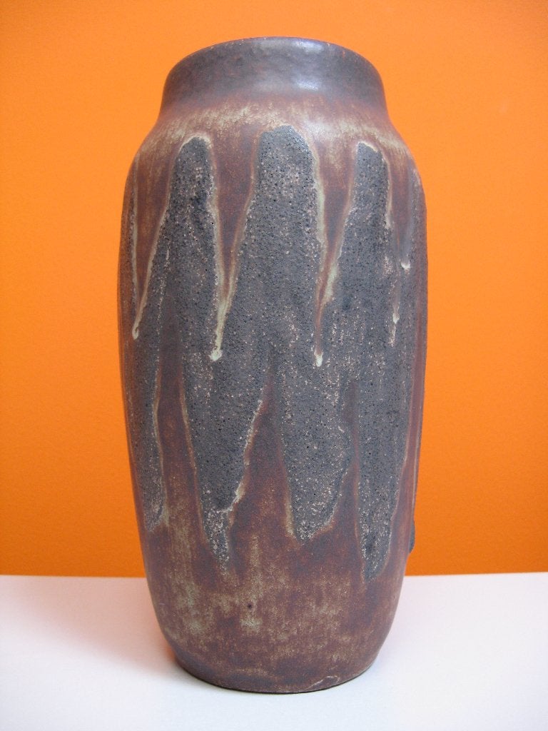 retro vintage fat lava vaas Scheurich West Germany 1959, Overige kleuren, Aardewerk of Porselein, Ophalen of Verzenden, Zo goed als nieuw