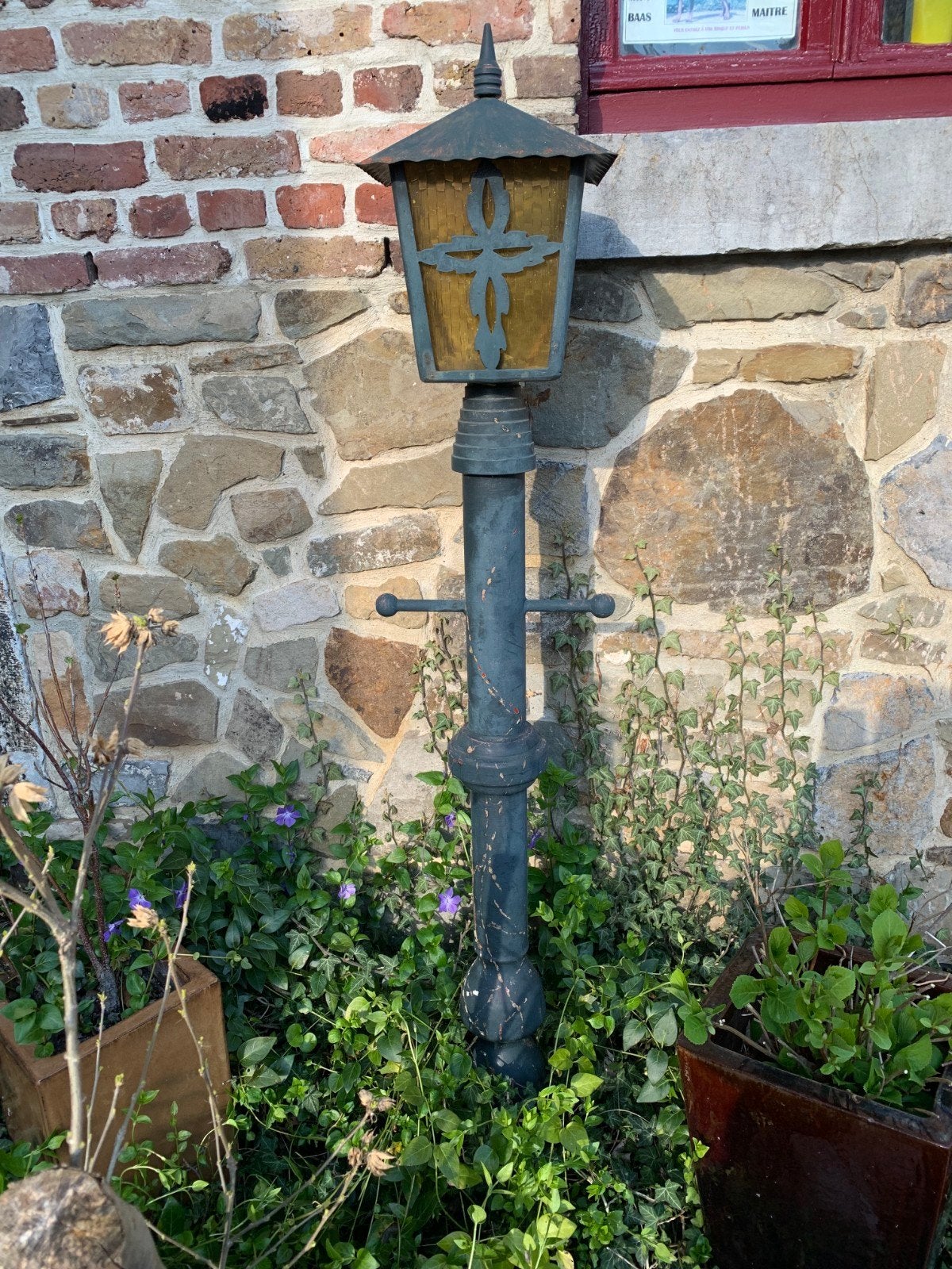 Antieke Buitenlamp - 175 cm Hoog - Functioneel, Ophalen