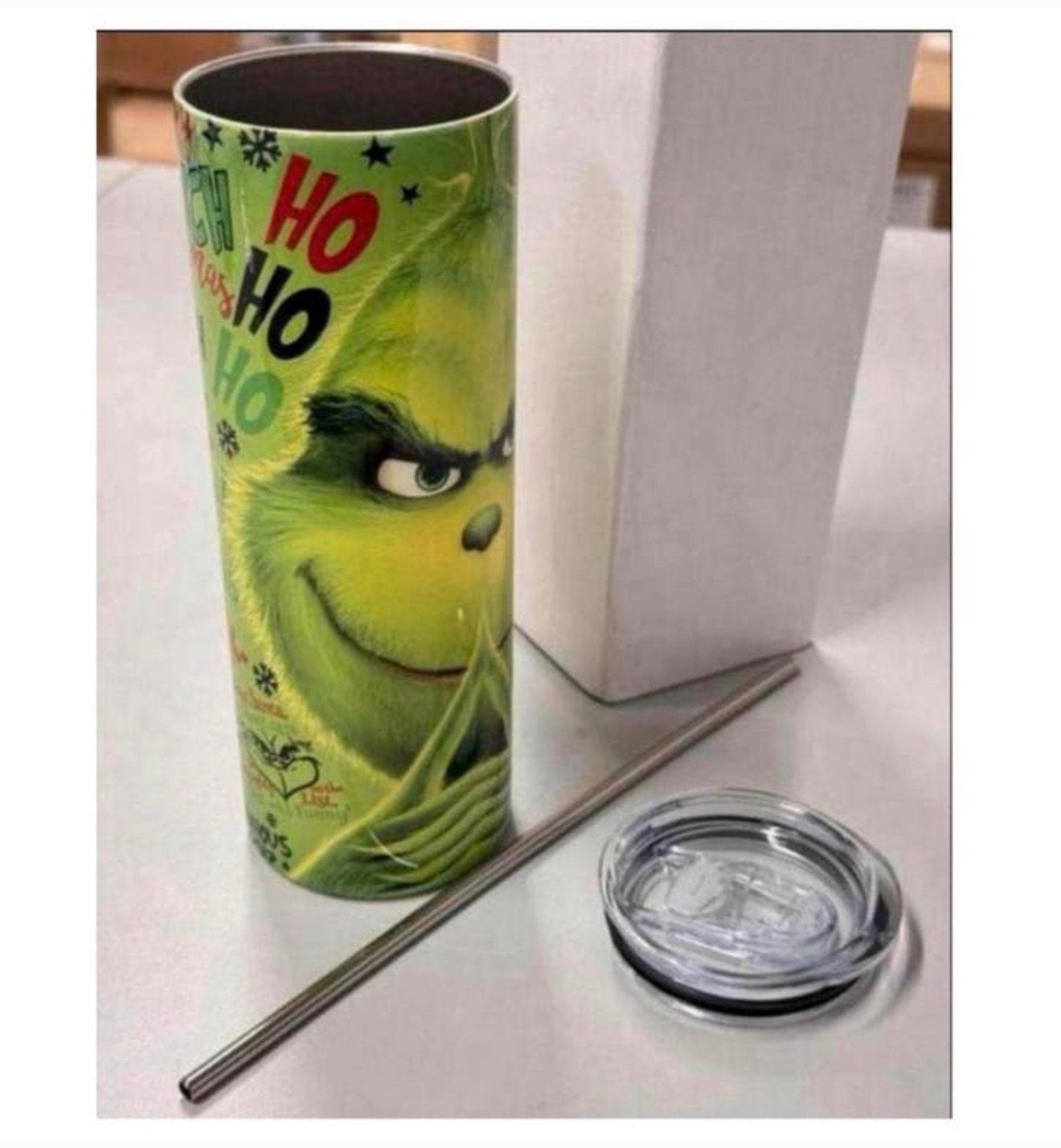 The Grinch - Christmas kerstmis kerst 0.6 L thermos beker, Diversen, Nieuw, Ophalen of Verzenden, H, H