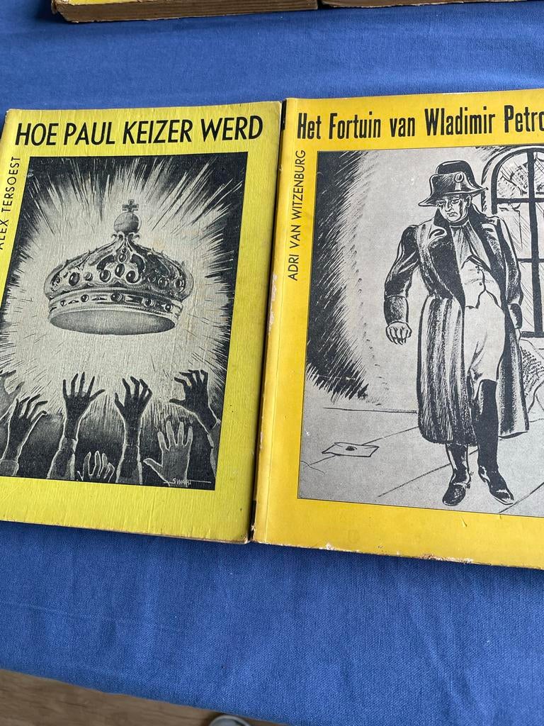 11 Oude jongensboeken uit circa 1940 - Redelijk goede staat, Boeken, Ophalen of Verzenden, Gelezen, Fictie algemeen