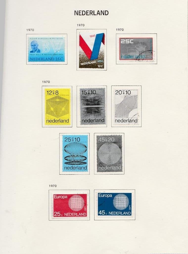 no 68 Nederland 4 serie;s, Ophalen of Verzenden, Gestempeld