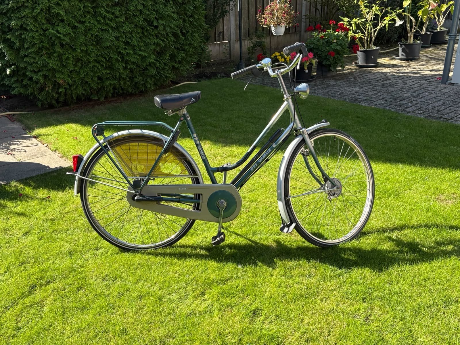 kleine model damesfiets gazelle uit oma's schuur, 53 tot 56 cm, Ophalen of Verzenden, Gebruikt