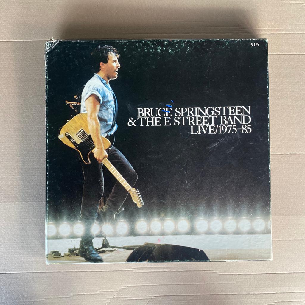 5 lp box - bruce Springsteen - live 75 / 85, Ophalen of Verzenden, Gebruikt, 12 inch, Poprock