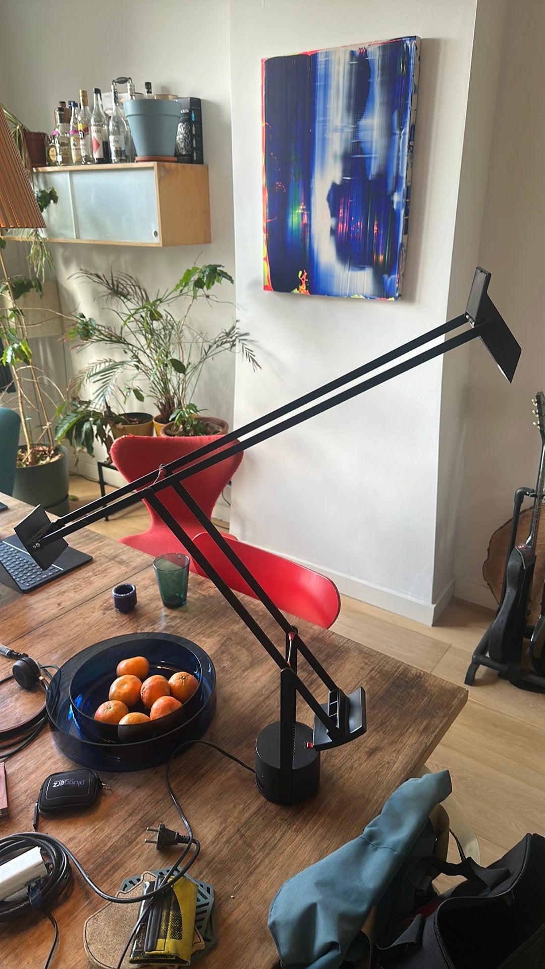 Artemide tizio led, opknapper, Dimbaar, Bureaulamp, Gebruikt, Ophalen of Verzenden