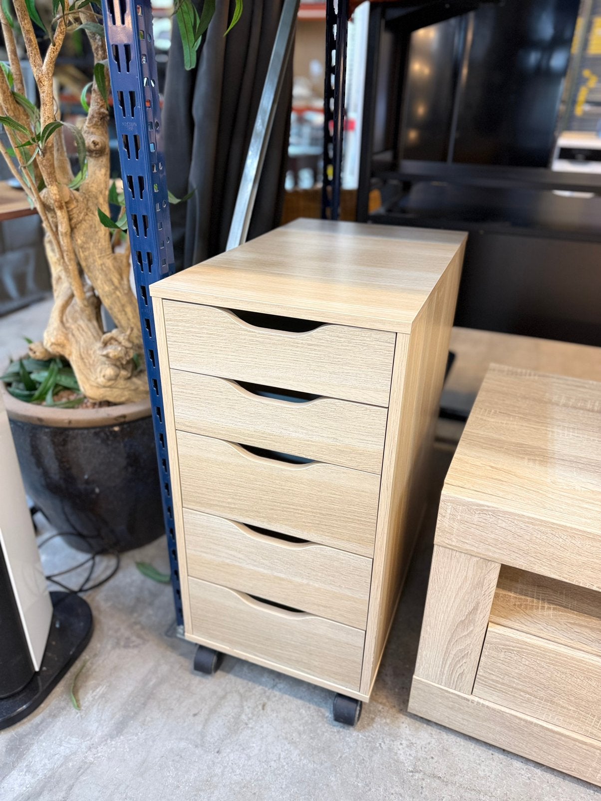 IKEA ALEX ladeblok op wieltjes, Ophalen, Minder dan 50 cm, 5 laden of meer, Zo goed als nieuw