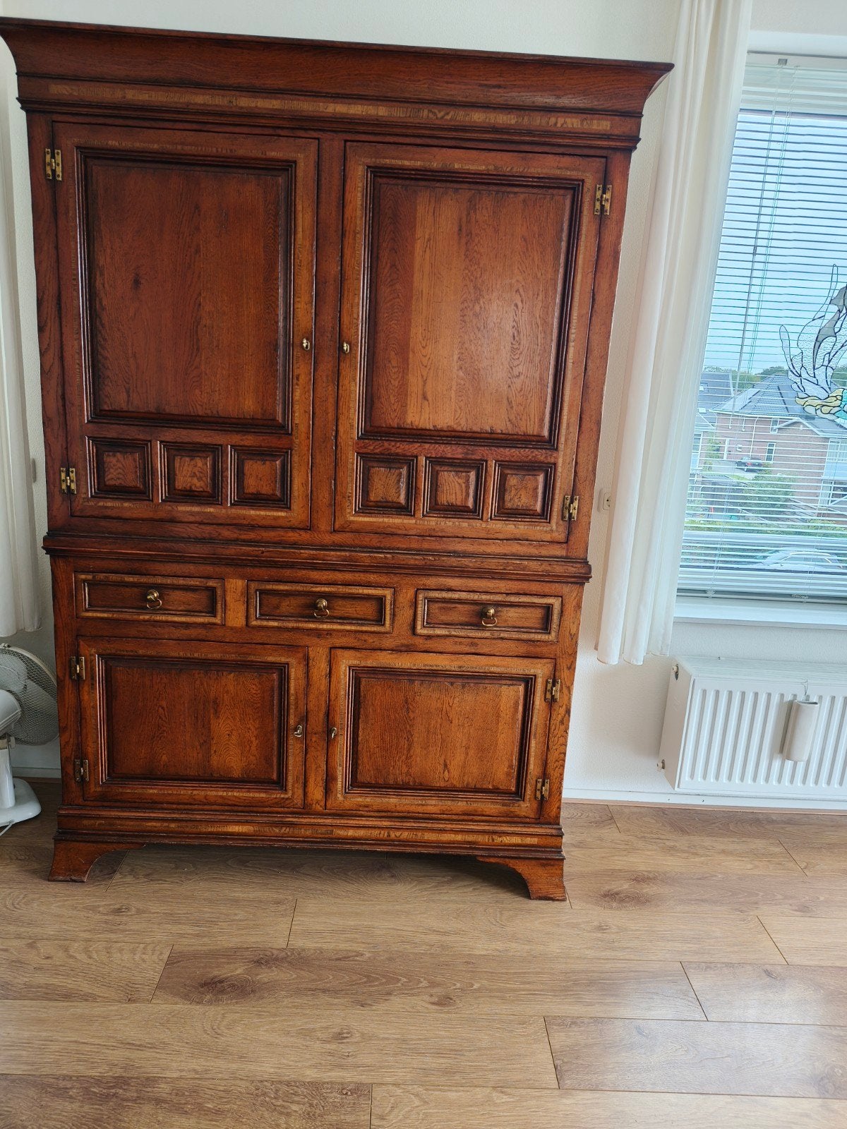 Handgemaakte eiken kast, modern ontwerp, Ophalen of Verzenden
