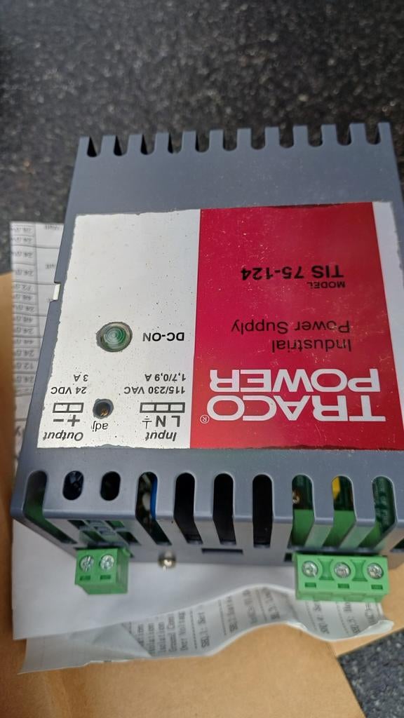 TracoPower  DC voeding 24V 3A, Ophalen of Verzenden