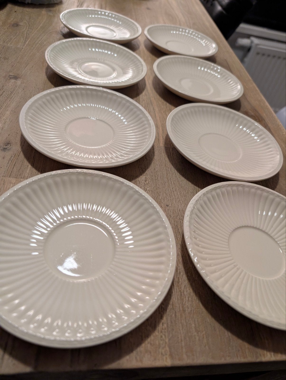 Wedgwood Edme schotels, Ophalen of Verzenden, Zo goed als nieuw, Kop(pen) en/of Schotel(s), Wedgwood