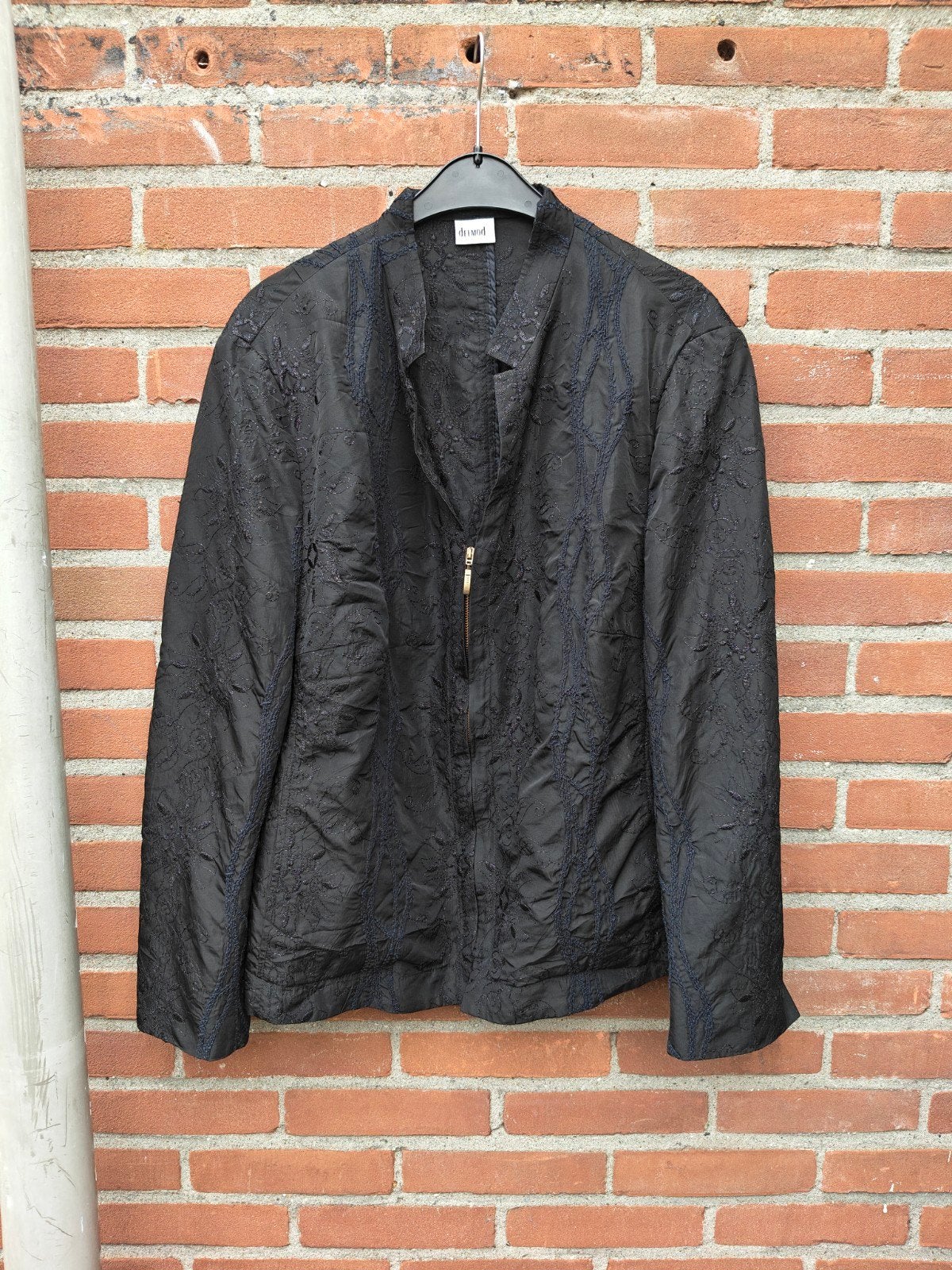 Delmod International Zwart Jasje met Borduurwerk, Zwart, Maat 46/48 (XL) of groter, Ophalen of Verzenden, Zo goed als nieuw