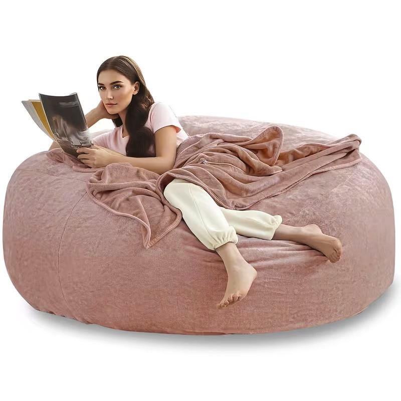 Beanbag Omtrek 1m80 Hoogte 60cm., Ophalen, Nieuw, Roze, Overige typen