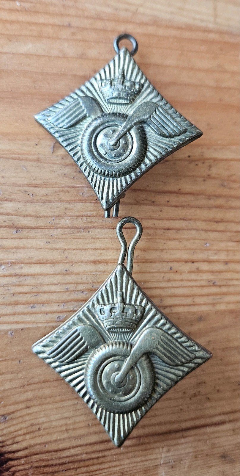 Set schouderemblemen Aan -en Afvoertroepen, Ophalen of Verzenden, Landmacht, Nederland, Embleem of Badge