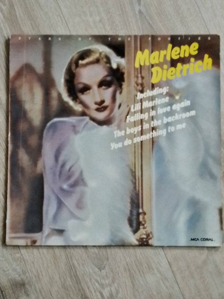 Marlene Dietrich/Jazz, LP, Inclusief binnenhoes, Gebruikt, Ophalen of Verzenden