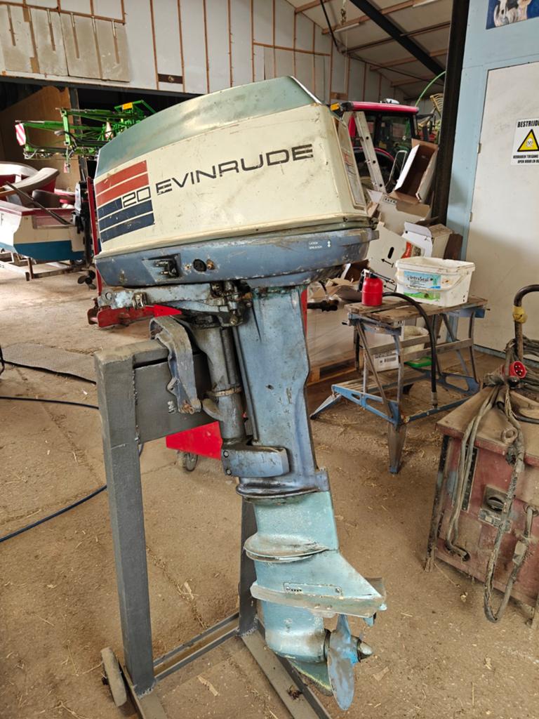 Evinrude 20pk opknapper, Ophalen, Gebruikt, Motor en Techniek, Motorboot