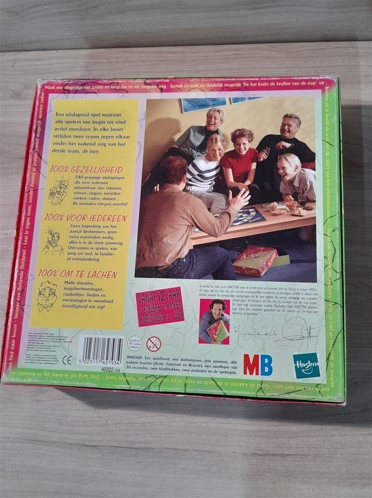 Knetter een te gek spel - s5444, Hobby en Vrije tijd, Gezelschapsspellen | Bordspellen, Verzenden, Zo goed als nieuw
