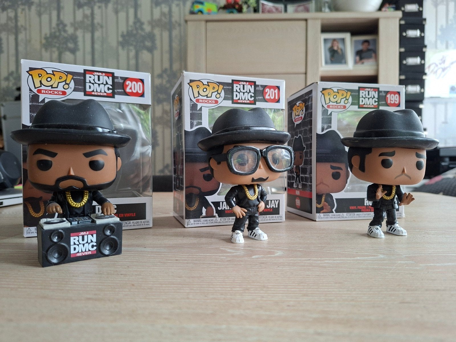 funko pop run dmc 3 x pop, Ophalen of Verzenden