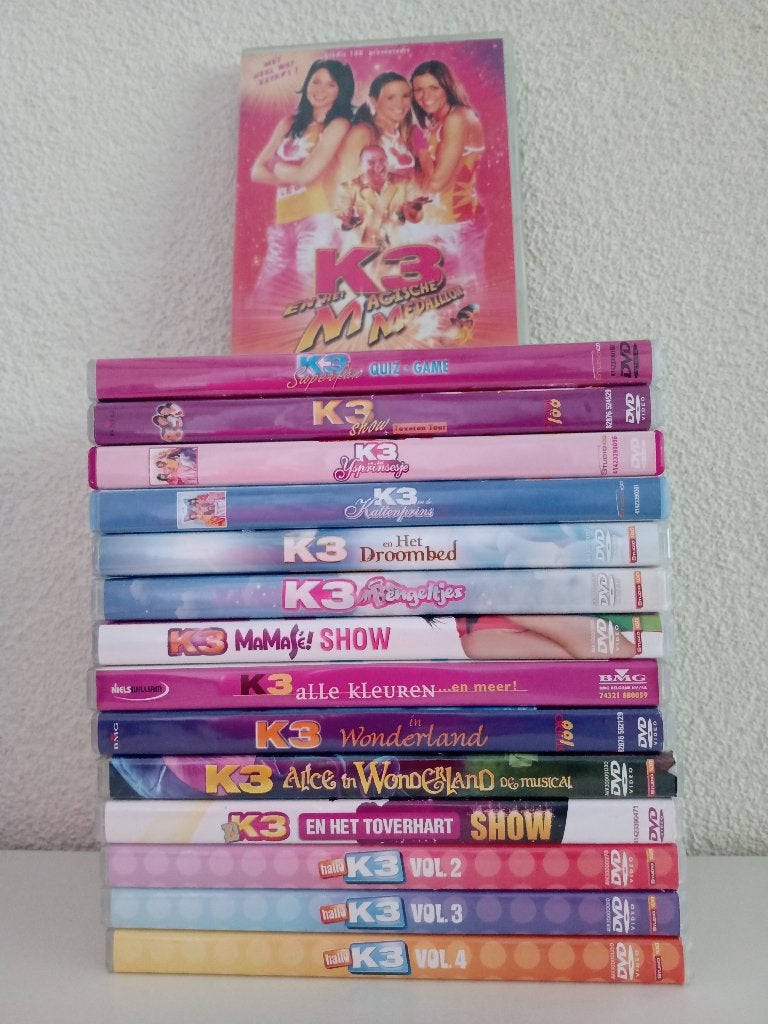 DVD’S van K3, Alle leeftijden, Ophalen of Verzenden, Gebruikt, Overige typen