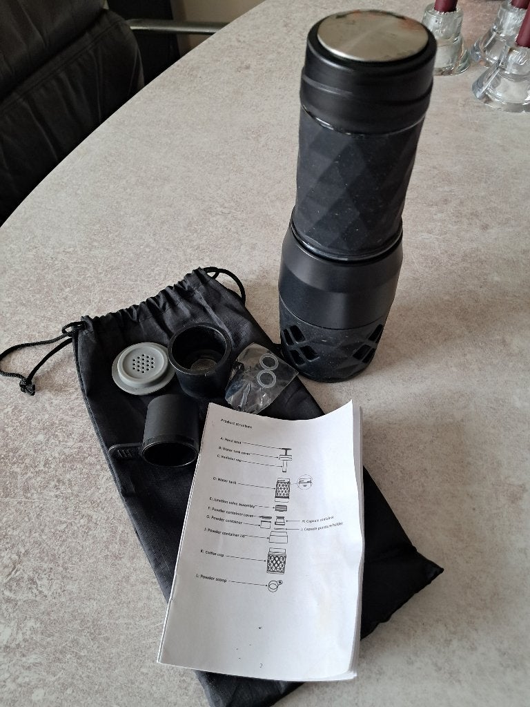 Portable Coffeemaker voor onderweg!, Koffiemachine, Ophalen of Verzenden, Zo goed als nieuw, 1 kopje