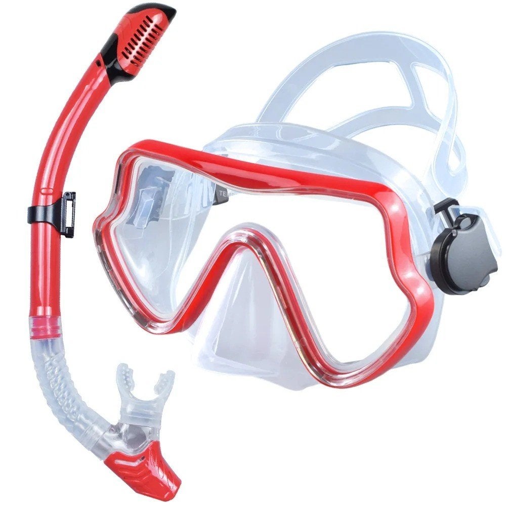 Professionele Scuba duikbril set met snorkel, Ophalen of Verzenden, Nieuw, Duikbril of Snorkel