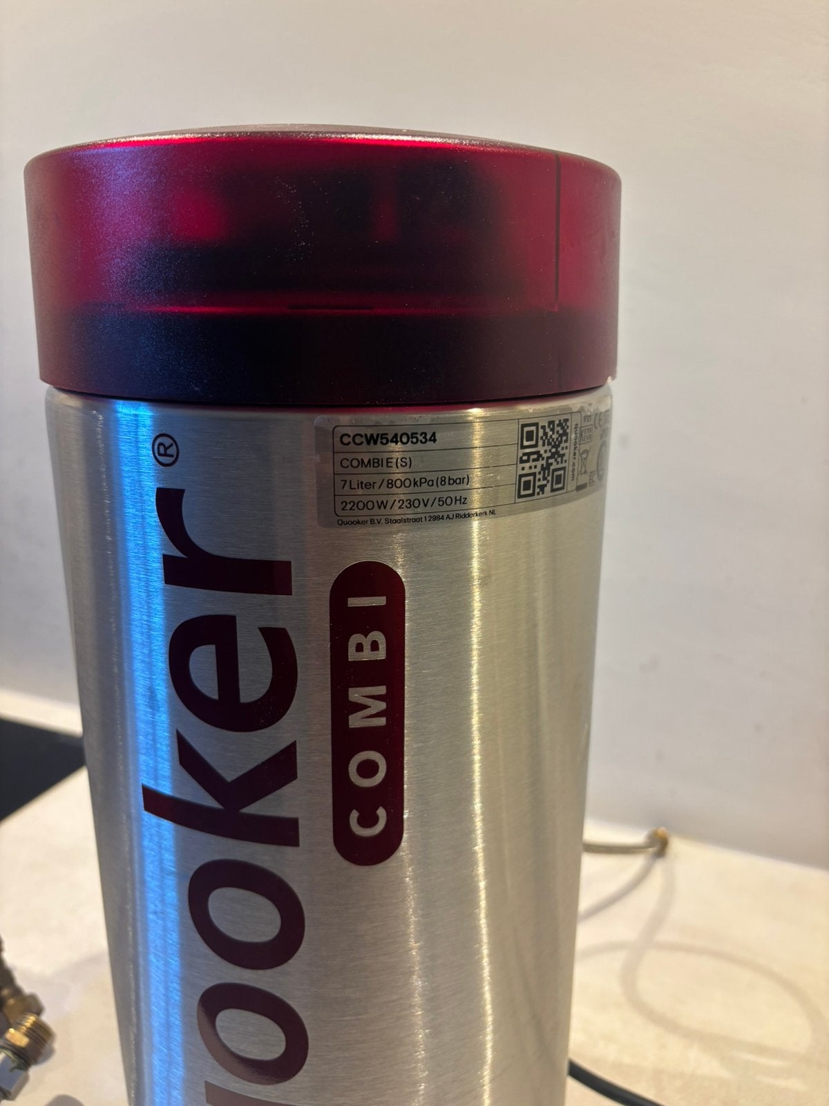 Quooker boiler (Combi S) 7 liter, Minder dan 20 liter, Ophalen, Gebruikt, Boiler