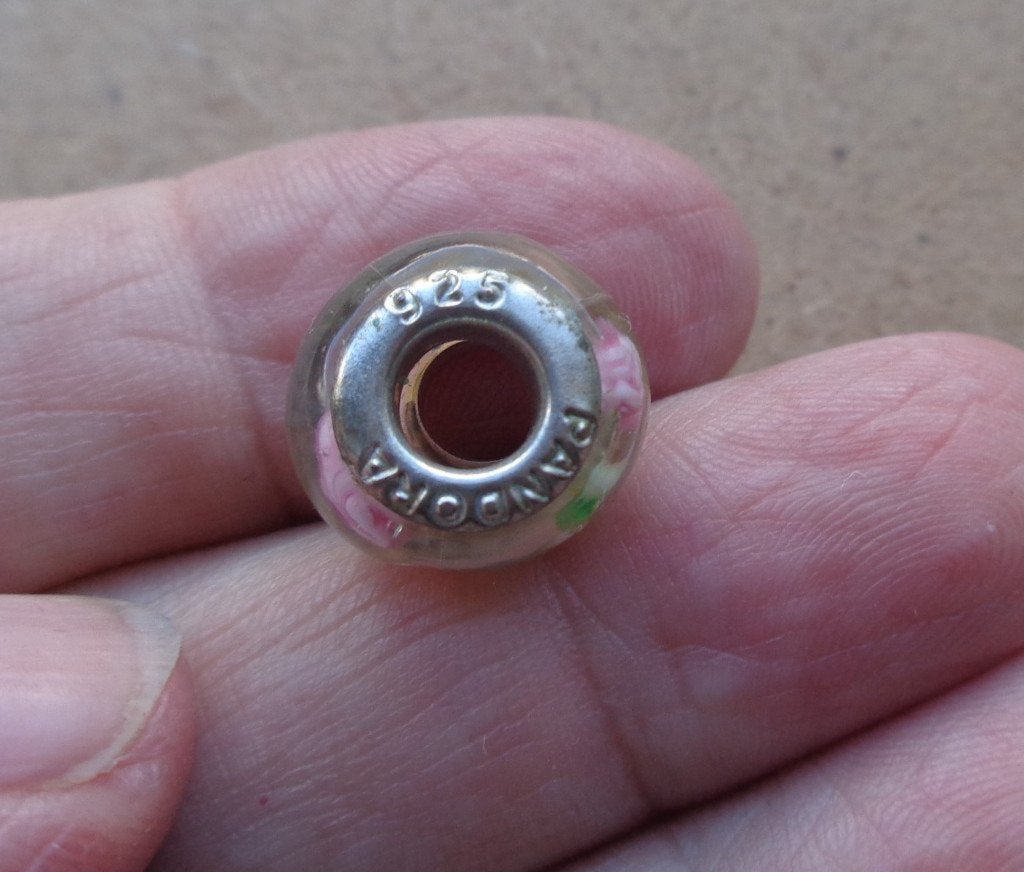 Pandora bedel met zilveren kern [085], Overige merken, Verzenden, Zo goed als nieuw, 1 bedel