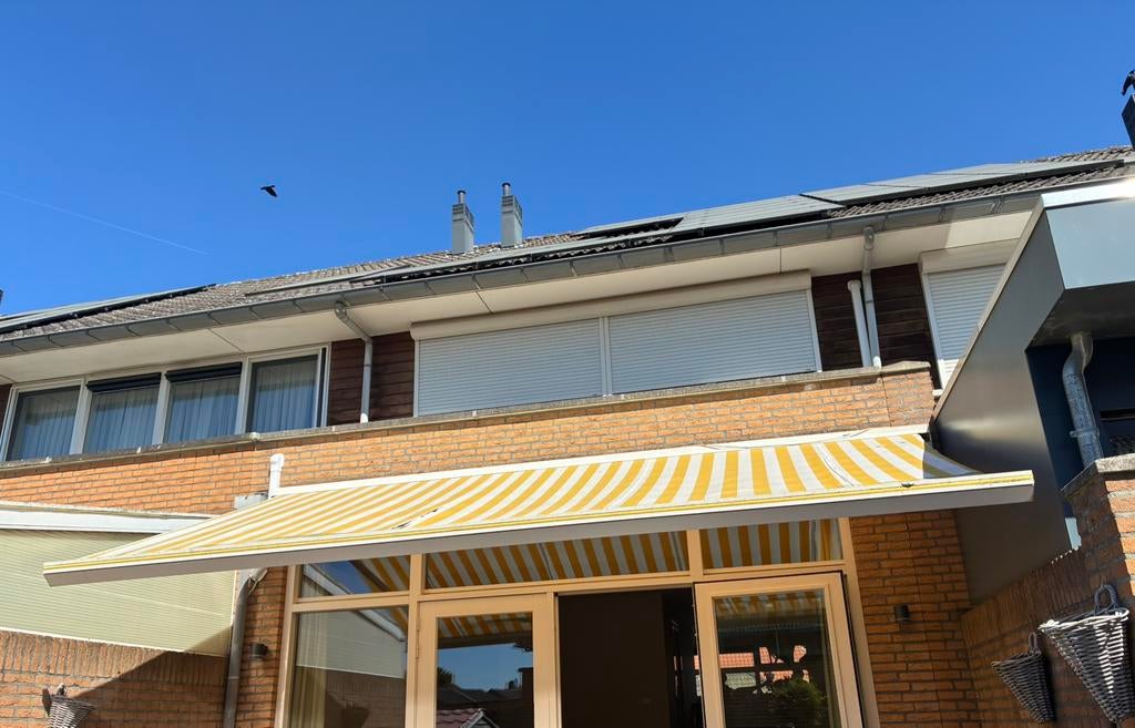 GRATIS zonnescherm 5x2.5 electrisch, Ophalen, Gebruikt