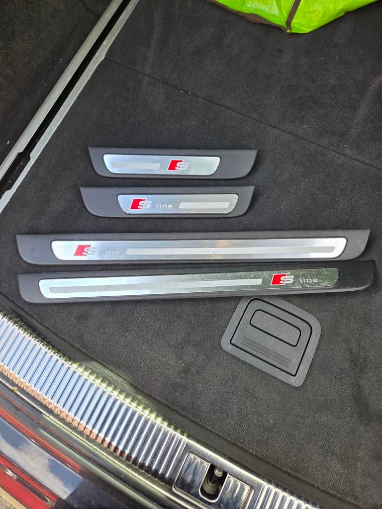 Audi S-line instaplijsten set, Auto-onderdelen, Ophalen, Gebruikt, Audi