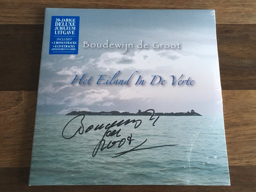 Vinyl 2LP Boudewijn De Groot Eiland In De Verte GESIGNEERD, Geseald, Ophalen of Verzenden, Pop, 12 inch