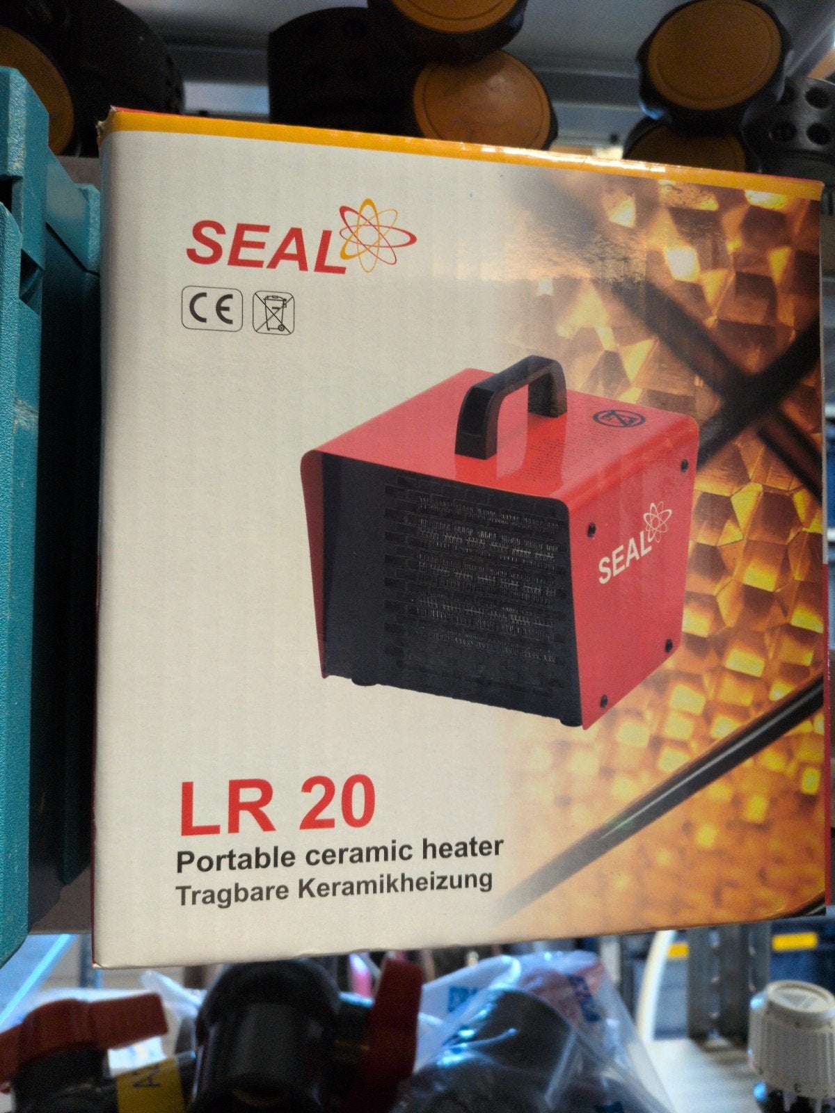 SEAL LR 20 Draagbare Keramische Kachel 1-2 kW, Gebruikt, Minder dan 30 cm, Kachel, Minder dan 60 cm