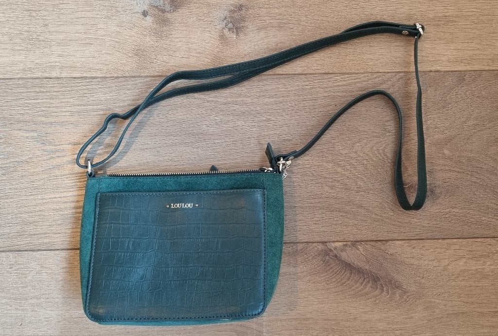 Groen LouLou tasje, Ophalen of Verzenden, Nieuw, Groen, Schoudertasje