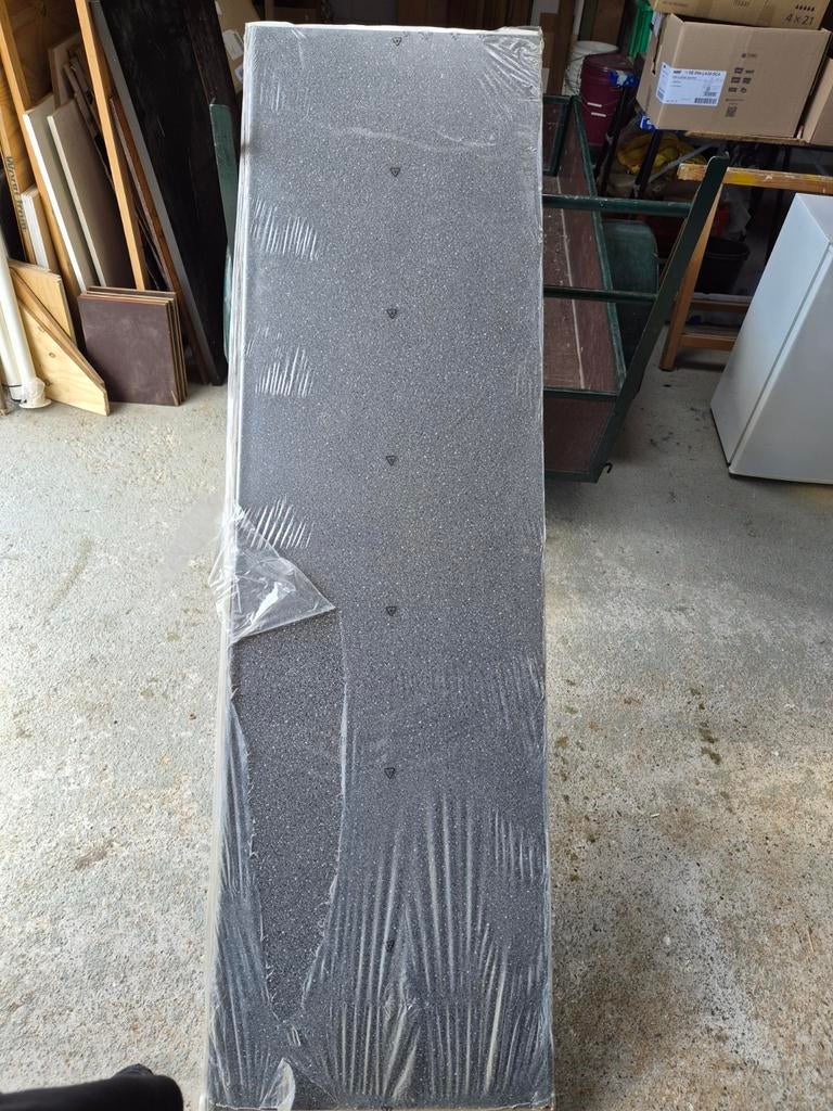2x Keukenblad met waterkering, 205x60x2.9 cm, Granito Natur, Ophalen, Nieuw