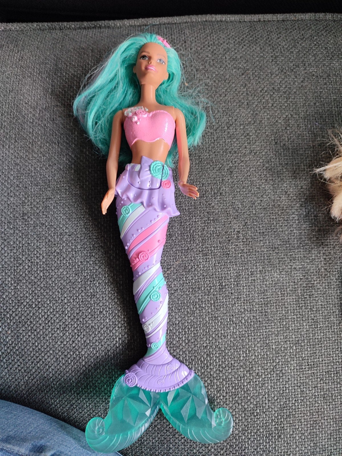 Zeemeermin Barbie met turkoois haar, Ophalen of Verzenden, Zo goed als nieuw, Barbie