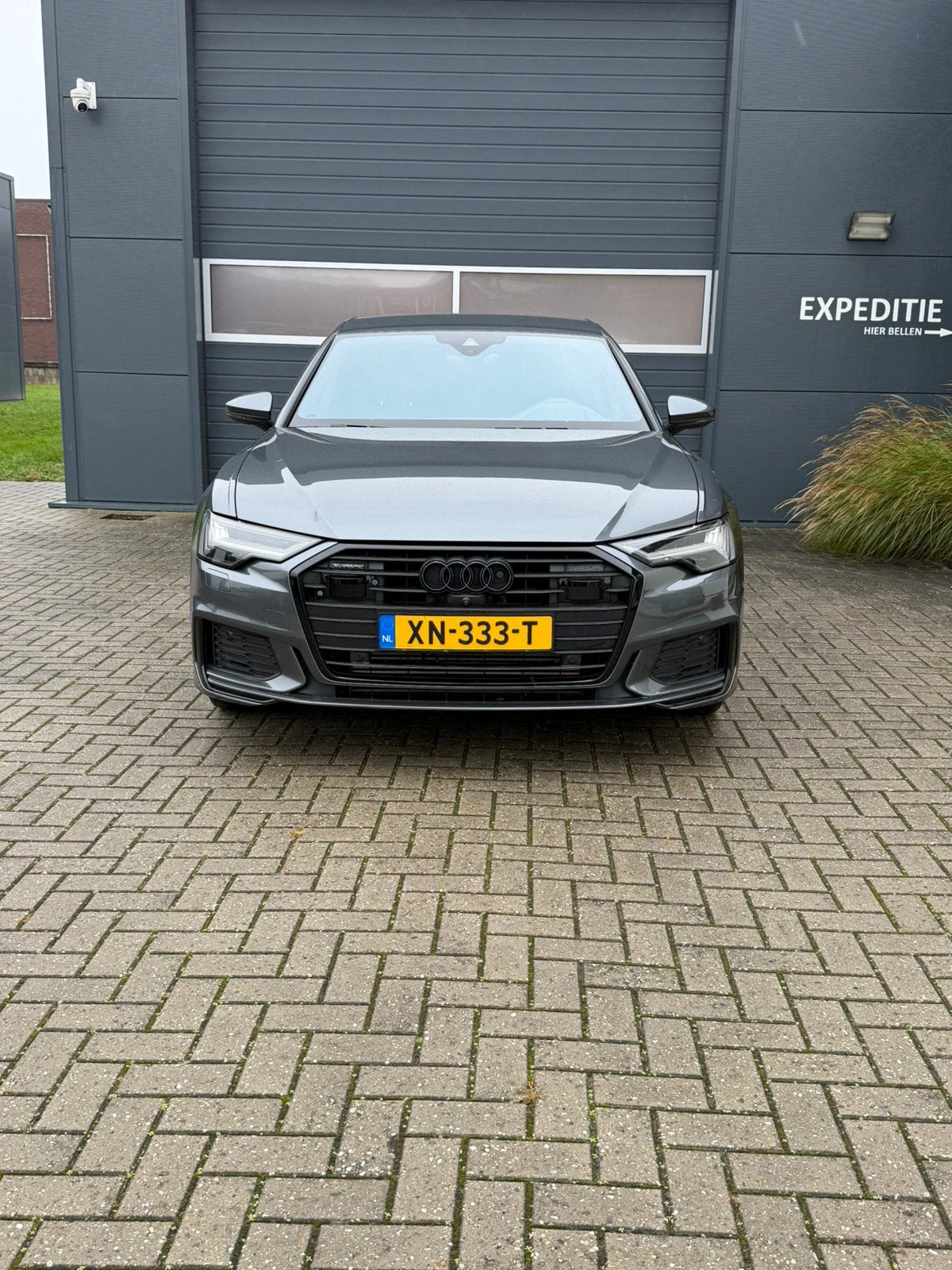Audi A6 55 Tfsi Quattro 340 pk S Tronic 2018 Grijs, Auto's, Automaat, Zwart, 2995 cc, 2000 kg