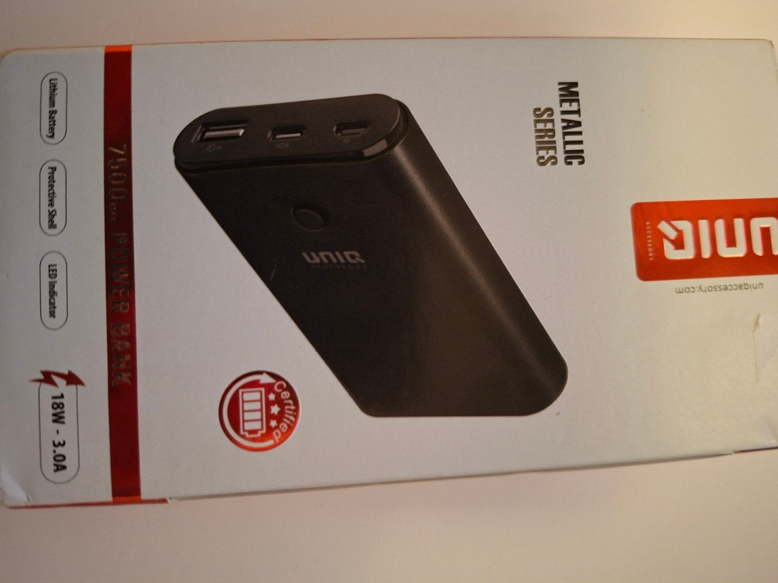powerbank, Ophalen, Nieuw
