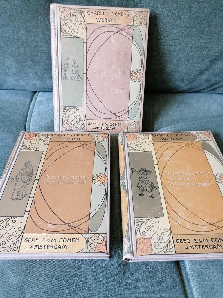 3 boeken Charles Dickens Werken, Ophalen