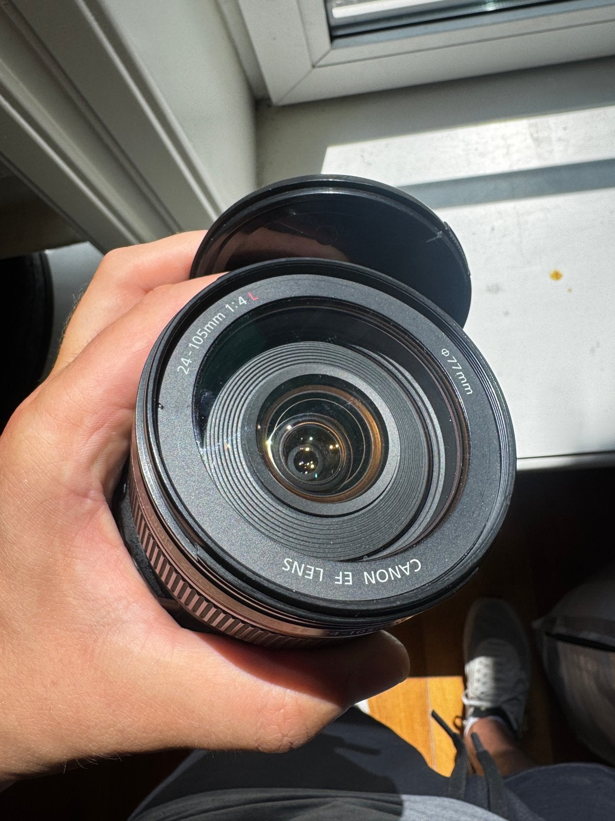 Canon EF 24-105mm f/4L IS USM Lens - Goede staat, Audio, Tv en Foto, Fotografie | Lenzen en Objectieven, Gebruikt, Canon, Autofocus