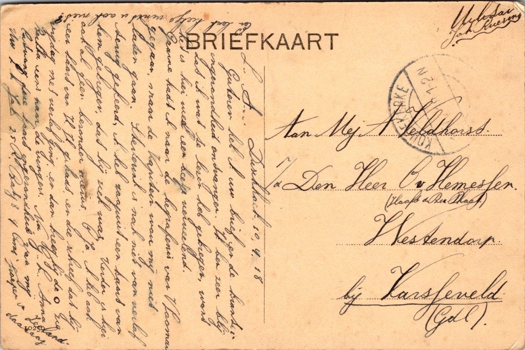 Walcheren - 12 antieke ansichtkaarten Klederdracht I, Verzenden, 1920 tot 1940, Gelopen, Zeeland