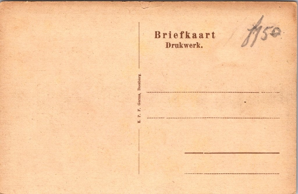 Doesburg - 10 antieke ansichtkaarten briefkaart, Verzamelen, Verzenden, Voor 1920, Gelopen, Gelderland