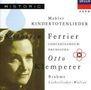 MAHLER Kindertotenlieder CD FERRIER KLEMPERER DECCA ZGAN, Ophalen of Verzenden, Modernisme tot heden, Zo goed als nieuw, Orkest of Ballet