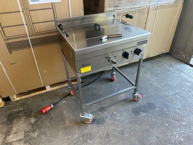 oliebollenbak op  onderstel, 4 liter of meer, Ophalen, Zo goed als nieuw, Duo-friteuse
