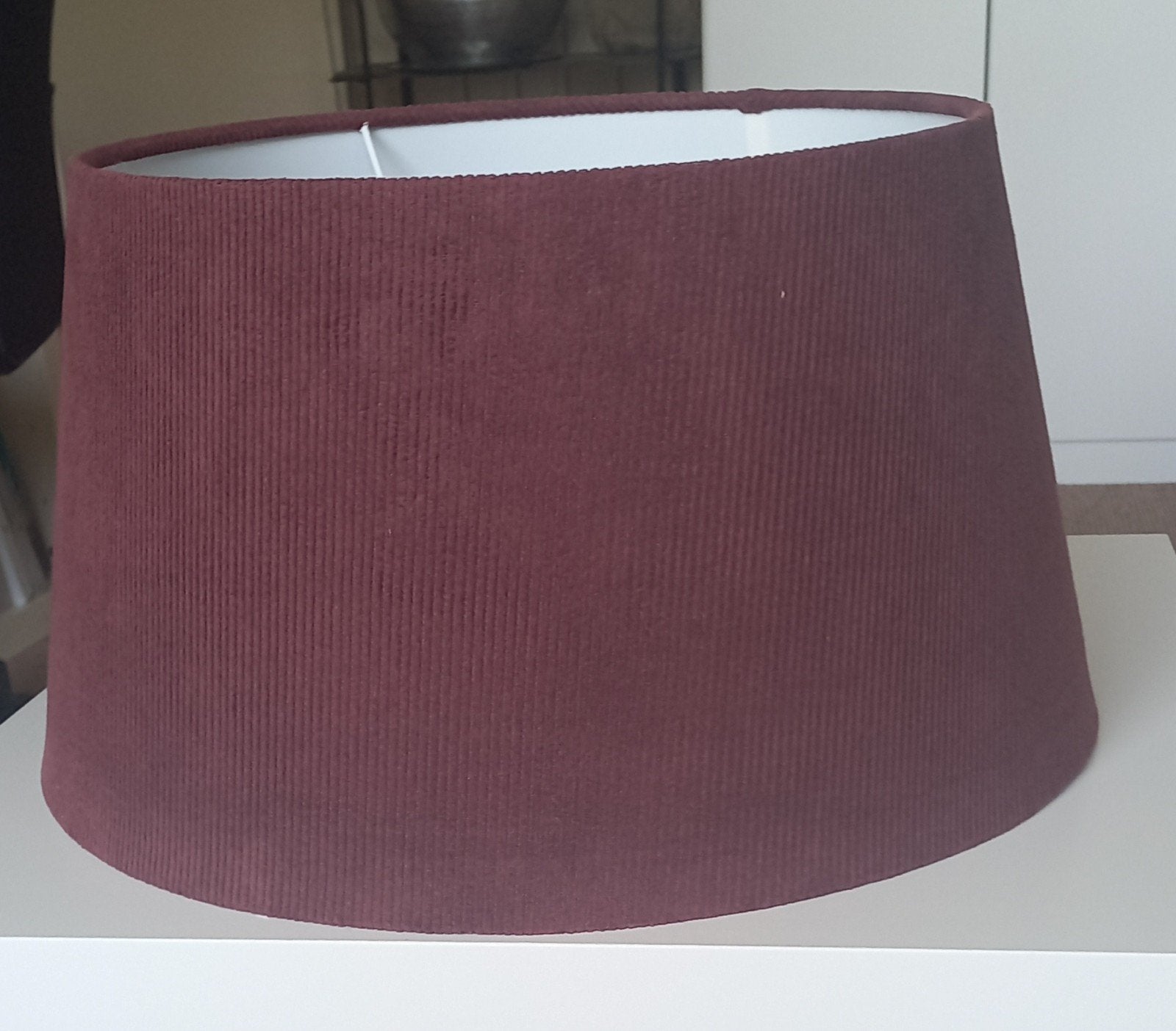 Twee lampenkappen, Huis en Inrichting, Lampen | Lampenkappen, 25 tot 50 cm, Rond, Ophalen of Verzenden, Zo goed als nieuw