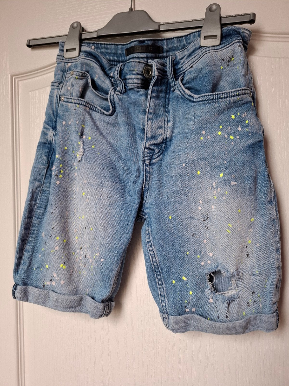 Ashes to Dust jeans short met verfspatten - XS, Ophalen, Nieuw, Meisje