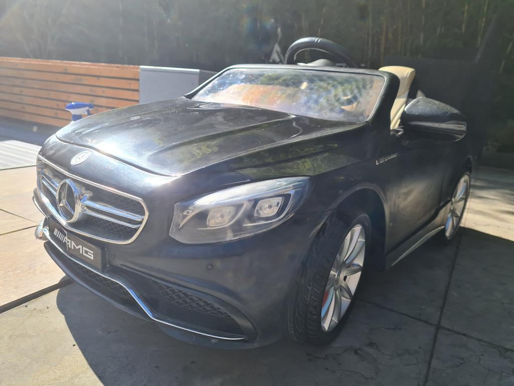 Mercedes s63 kinderauto elektrisch, Ophalen, Gebruikt