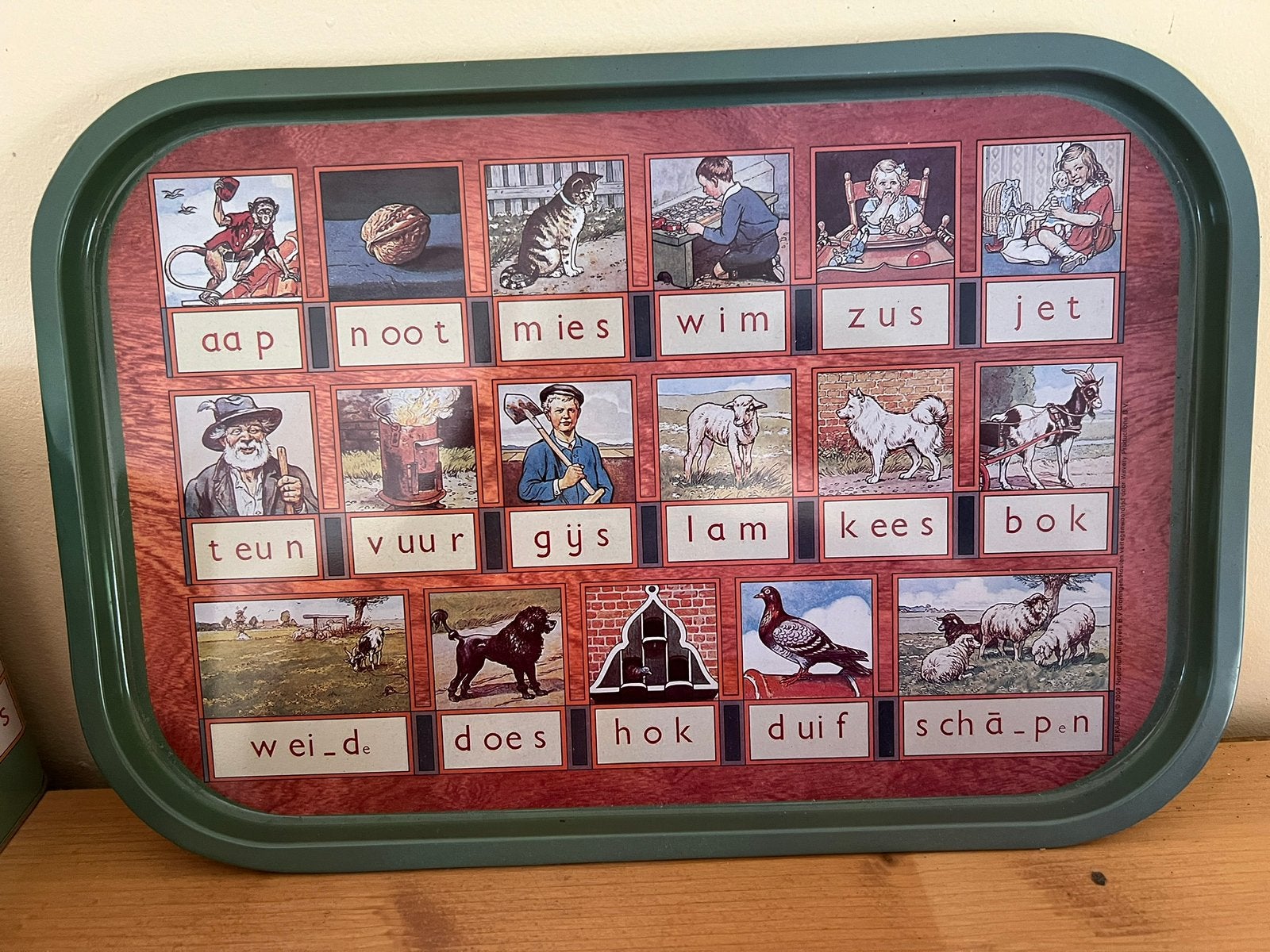 Aap Noot Mies dienblad, Verzamelen, Ophalen of Verzenden, Zo goed als nieuw, Overige