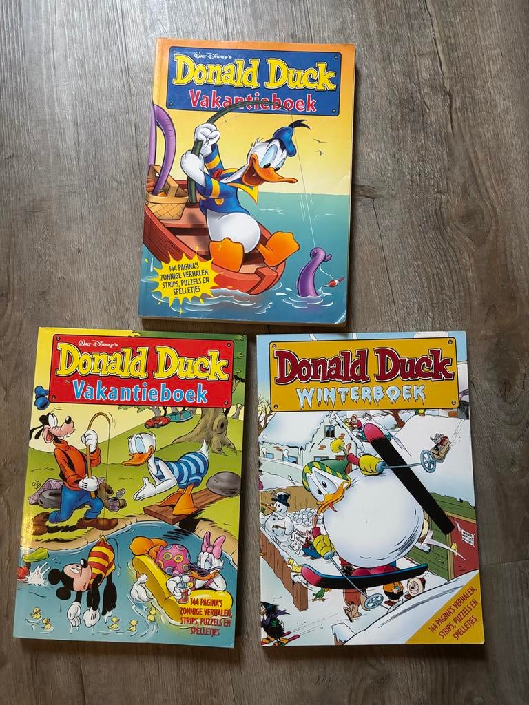 Donald Duck Vakantie- en Winterboeken - 3 stuks, Ophalen, Zo goed als nieuw