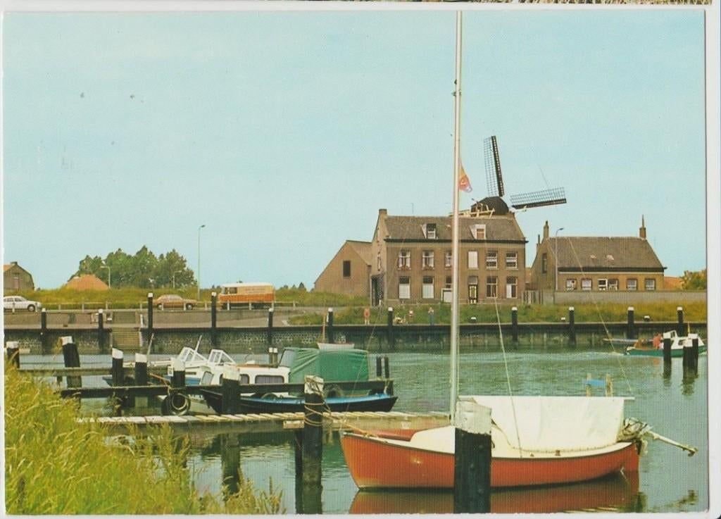 Stellendam Oude Haven 1979, Verzamelen, Ansichtkaarten | Nederland, Verzenden, 1960 tot 1980, Zuid-Holland