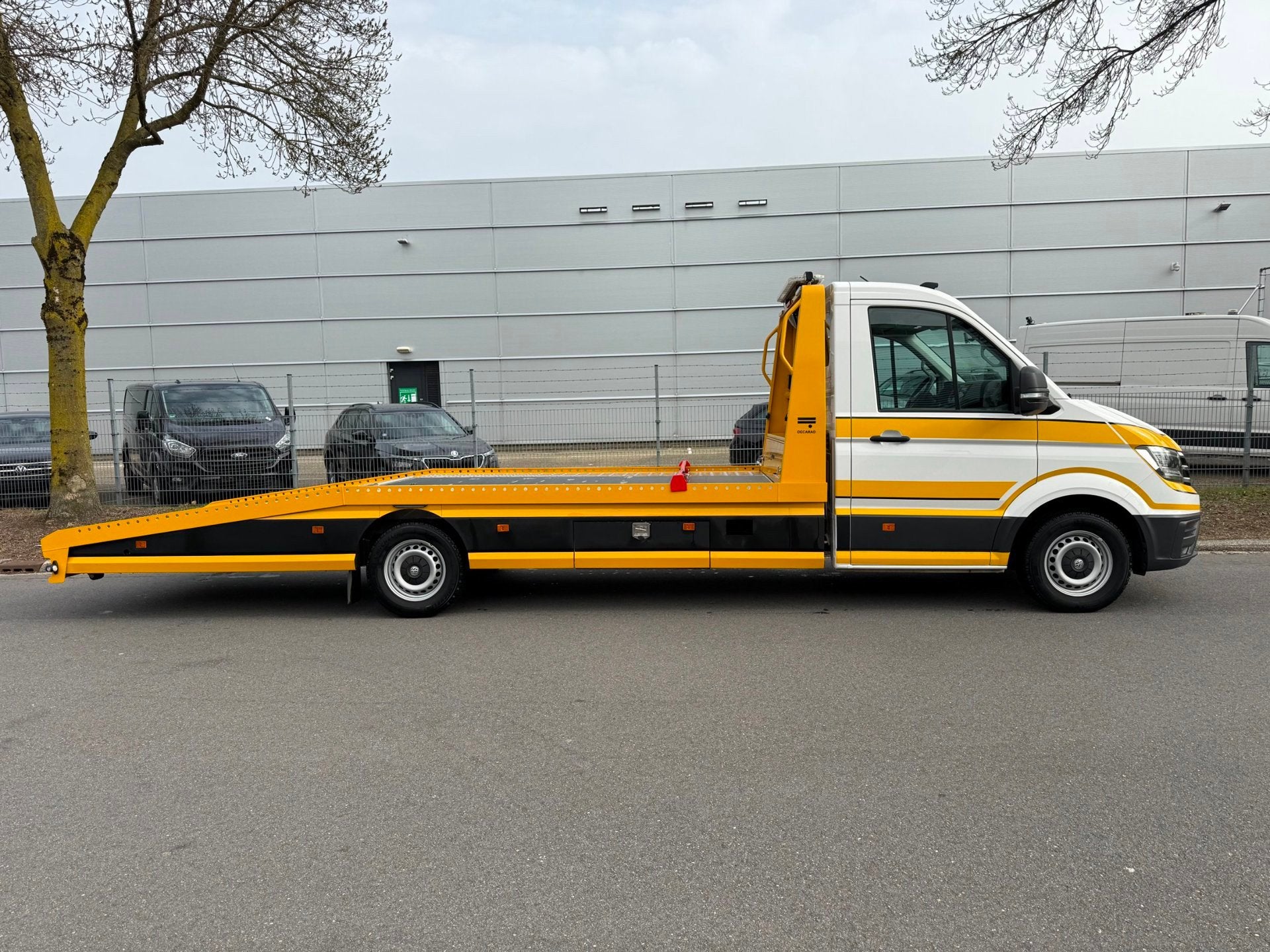Volkswagen CRAFTER 35 2.0 TDI L4 EL Highline autotransporter, Auto's, Bestelauto's, Bluetooth, Stof, Gebruikt, Euro 6